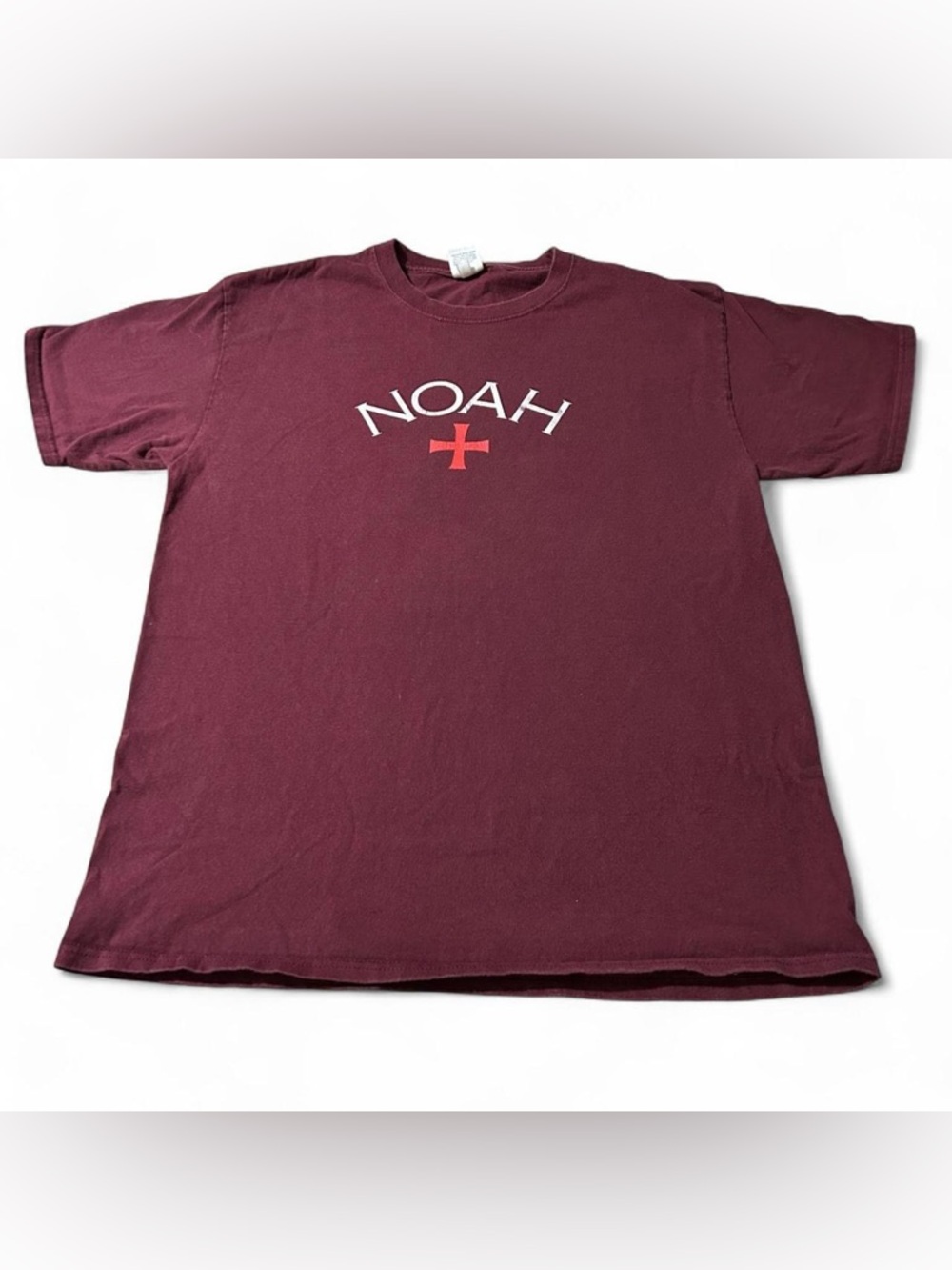Noah Core Logo Streetwear Shirt Maroon Size Large